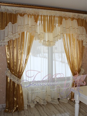 Шторы для гостиной - Комплект штор Кристина  Isabella-style